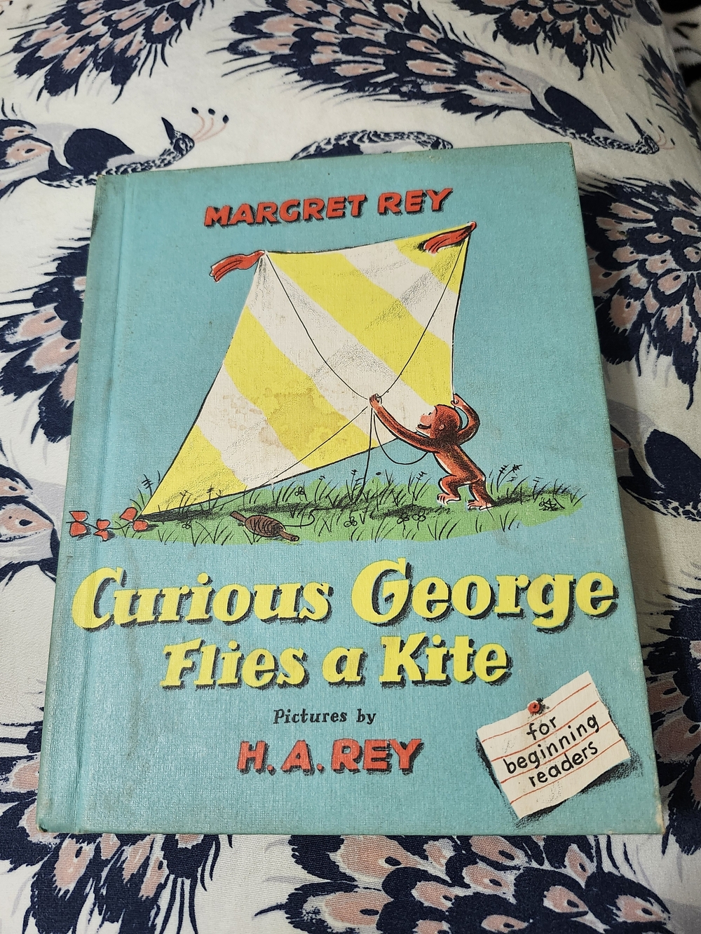 Vintage 1958 "Curious George Flies a Kite" Children's Book